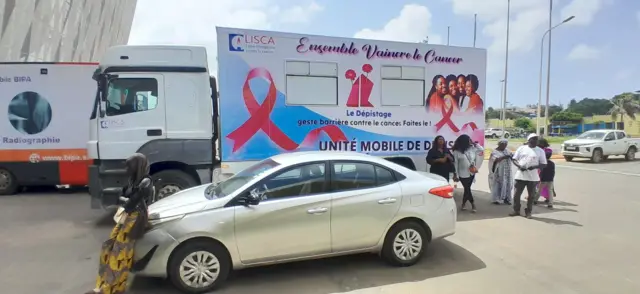 Une unité mobile de dépistage du cancer