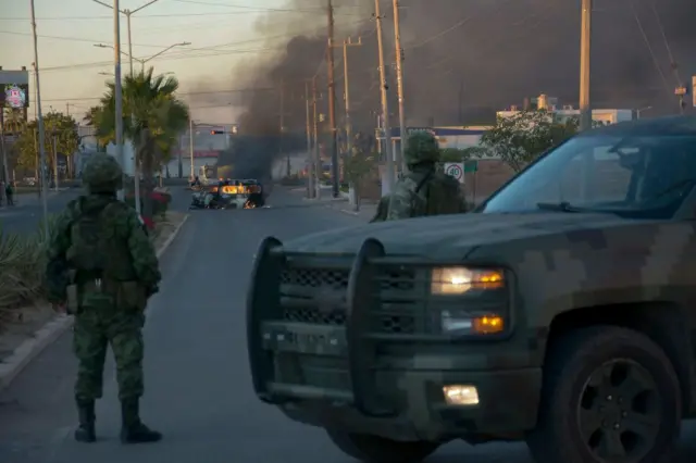 Operativo de seguridad en Sinaloa.(FOTO: Juan Carlos Cruz/AFP vía Getty)