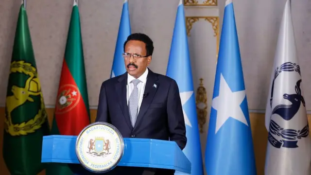 Madaxweynaha Soomaaliya Maxamed Cabdullaahi Farmaajo