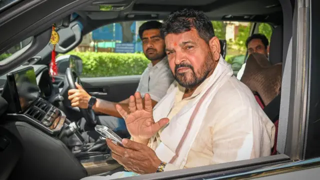 ਭਾਰਤੀ ਕੁਸ਼ਤੀ ਫੈਡਰੇਸ਼ਨ ਦੇ ਸਾਬਕਾ ਪ੍ਰਧਾਨ ਬ੍ਰਿਜ ਭੂਸ਼ਨ ਸਿੰਘ 