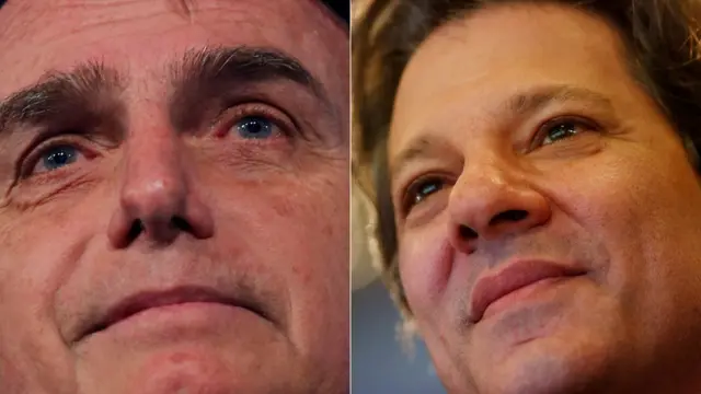 Jair Bolsonaro y Fernando Haddad