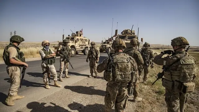 ABD ve Rus askerleri Haziran 2020'de Malikiye'de iletişim halindeyken fotoğraf vermişti.