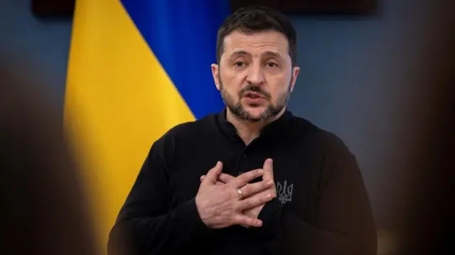 Volodymyr Zelensky en Finalndia