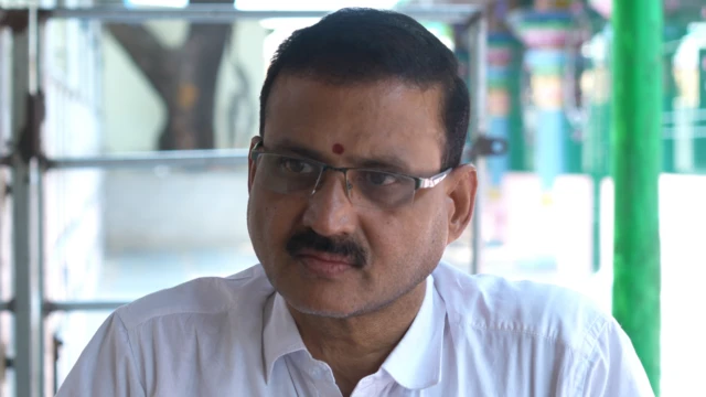 ఆలయ ఎగ్జిక్యూటివ్ ఆఫీసర్ శ్రీధర్ నాయుడు