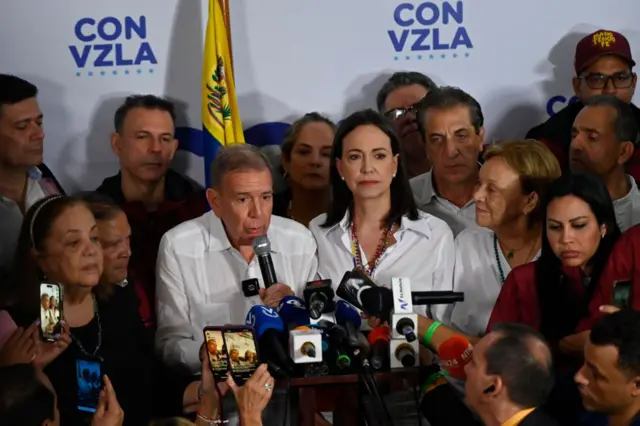 Edmundo González y María Corina Machado