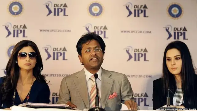 ਸ਼ਿਲਪਾ ਸ਼ੇੱਟੀ, ਲਲਿਤ ਮੋਦੀ ਅਤੇ ਪ੍ਰੀਟਿ ਜ਼ਿੰਟਾ