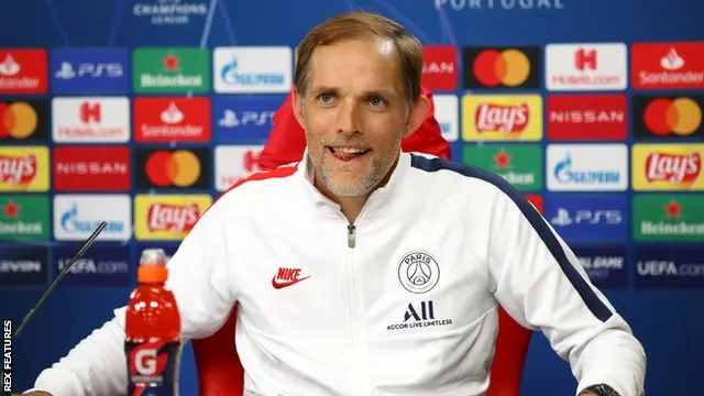L'entraîneur du Paris St-Germain Thomas Tuchel