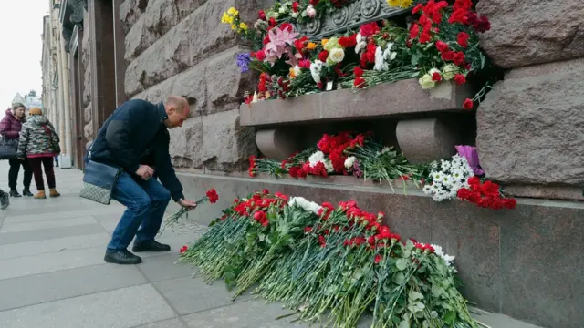 Последствия взрыва в Петербурге