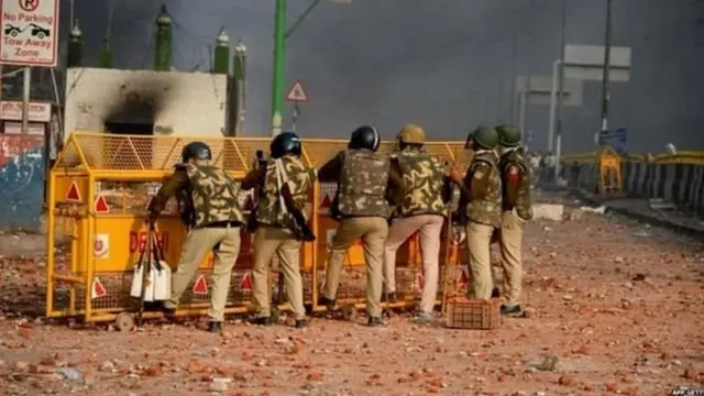 दिल्ली, हिंसाचार