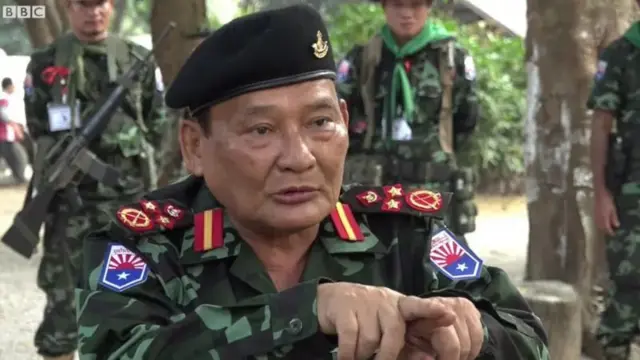 ၂၀၁၉ တုန်းက KNLA ဗိုလ်ချုပ်ကြီး စောဂျော်နီက ဘီဘီစီမြန်မာပိုင်းကို အင်တာဗျူးဖြေကြားပေးနေစဉ်