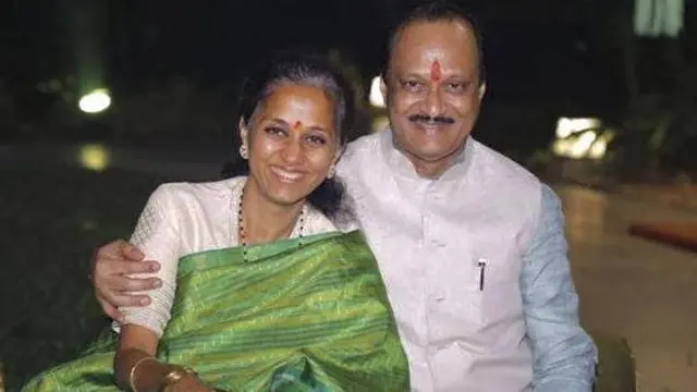 सुप्रिया सुळे आणि अजित पवार