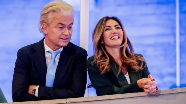 Party for Freedom (PVV) leader Geert Wilders, and People's Party for Freedom and Democracy (VVD) leader Dilan Yesilgoz-Zegerius