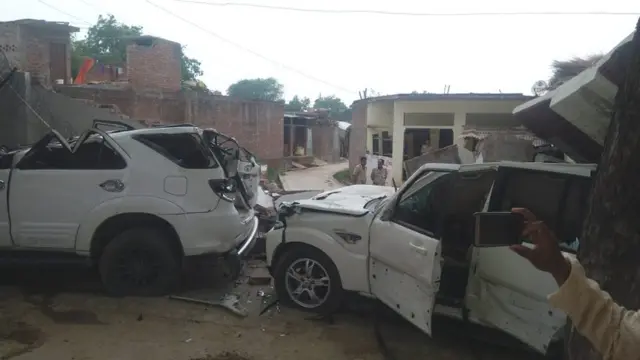 विकास दुबे का घर