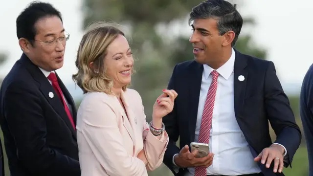 Meloni, sunak, kišida