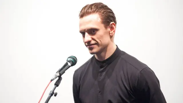 Сергія Полунін на презентації фільму в Києві