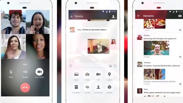 وی چت هم اجازه ارتباط تصویری به کاربران می دهد