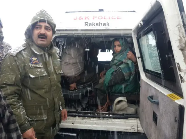 कश्मीर में हिमस्खलन