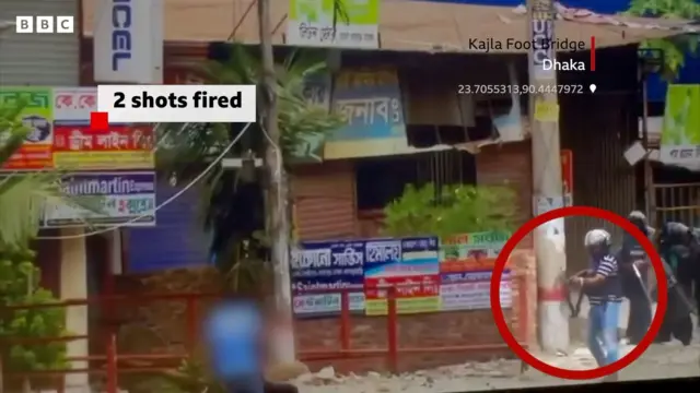 কাজলা ফুটওভার ব্রিজ এলাকার একটি ভিডিও ভাইরাল হয়েছে 