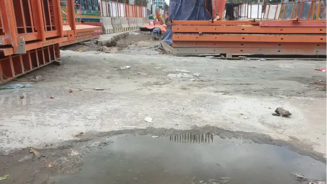 জমে থাকা পানি