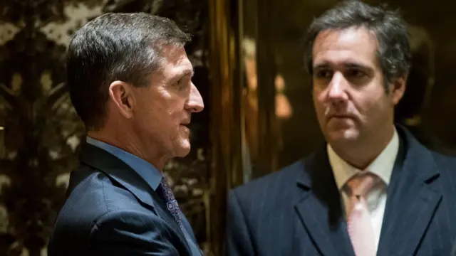 Michael Cohen and Michael Flynn, hai người bị liên lụy trong vụ điều tra về can thiệp của Nga vào bầu cử của Mỹ
