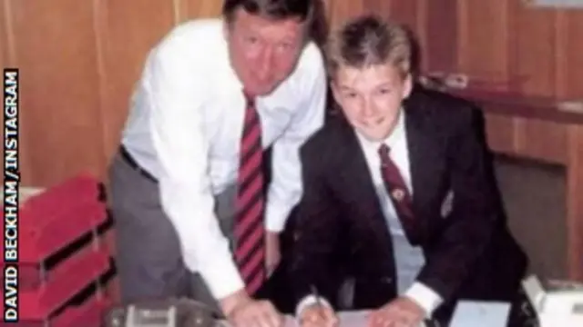 बेकहॅम, फर्ग्युसन, फुटबॉल