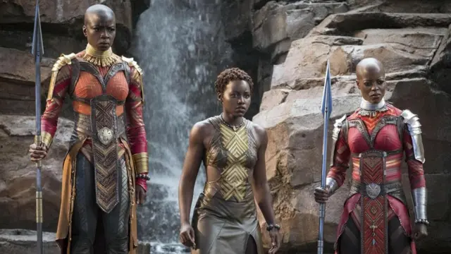 Amazonas representadas en la película "Black panther"