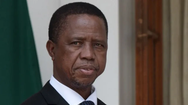 Edgar Lungu a dirigé la Zambie pendant six ans, de 2015 à 2021.