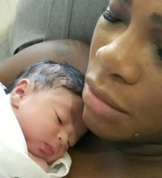 Серена с дочерью