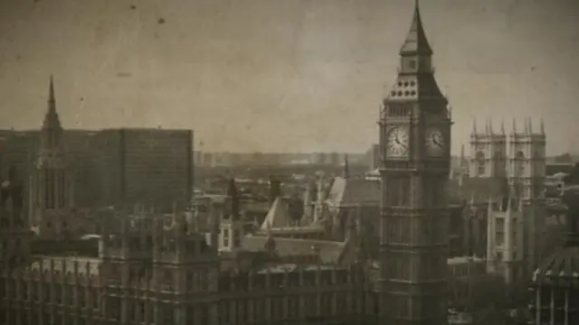 లండన్ నగర పాత చిత్రం