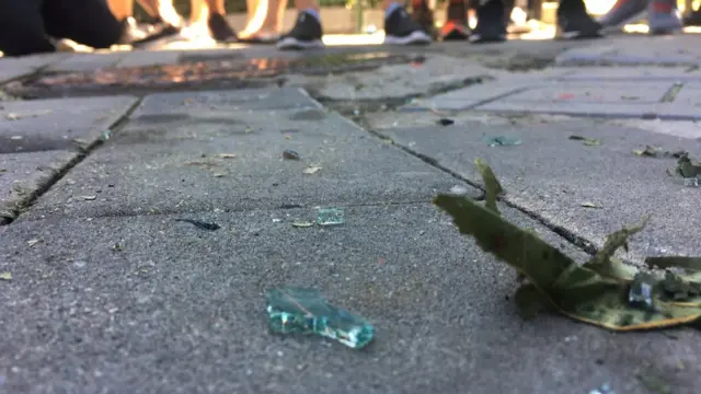 美国驻华大使馆爆炸现场（26/7/2018）