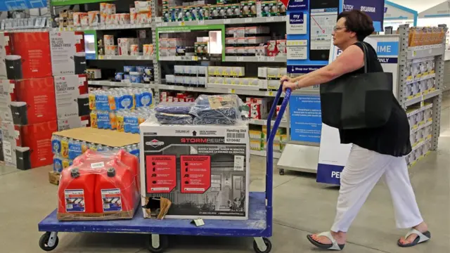 Una residente de Florida compra una planta eléctrica.