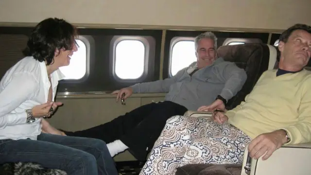 Grishlane Maxwel, Jeffrey Epstein y Jean-Luc Brunel