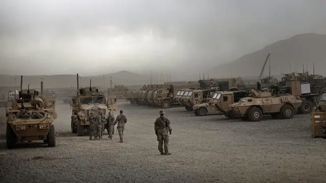 جنود أمريكيون في موقع عام 2009