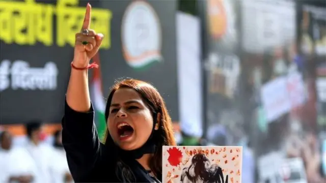 दिल्ली के एक विरोध प्रदर्शन की तस्वीर