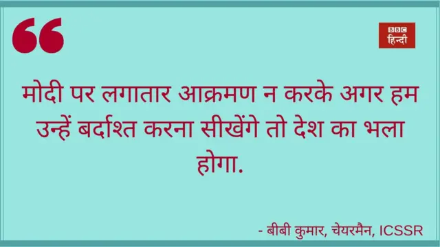 आईसीएसएसआर के चेयरमैन बीबी कुमार के विचार