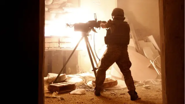 стрельба на линии фронта