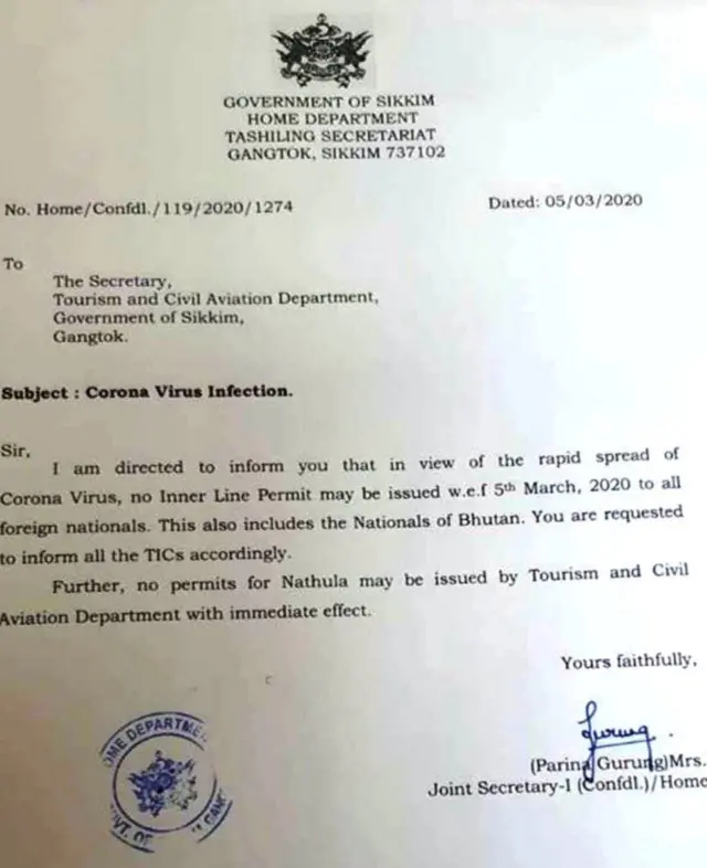 सिक्किम और भूटान में विदेशी पर्यटक