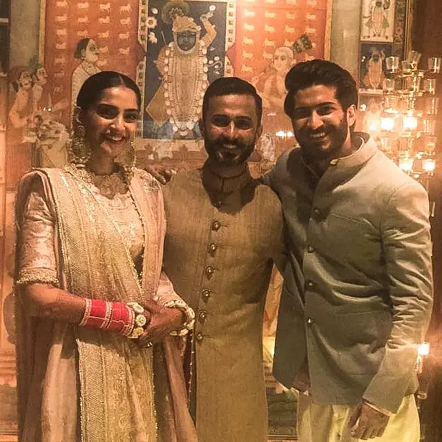 सोनमचा भाऊ हर्षवर्धनने शेअर केलेला फोटो