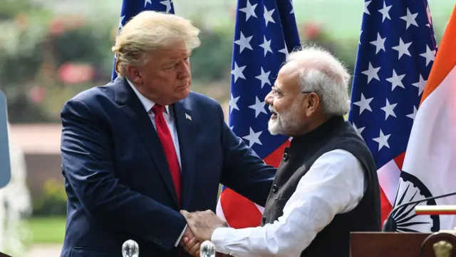 डोनाल्ड ट्रंप और मोदी