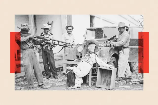 crno-bela fotografija bivšeg predsednika Gvatemale Jakobo Arbenz