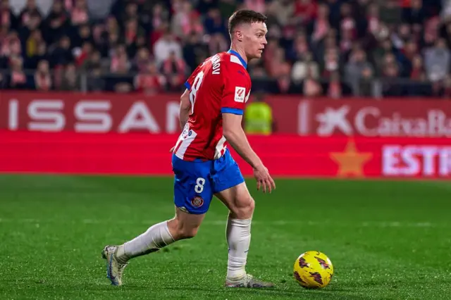 Циганков під час матчу "Жирони" з "Реал Сосьєдад"