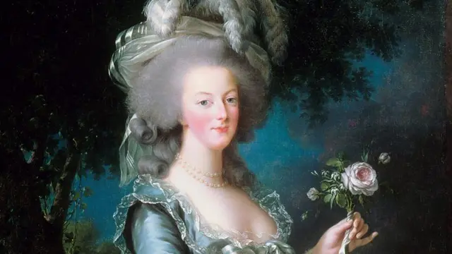 Retrato da rainha francesa Maria Antonieta
