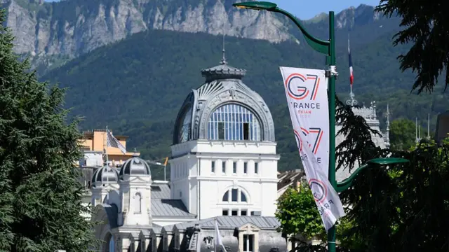 G7 zirvesinin yapıldığı Evian