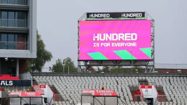 A sign at the Hundred that reads 'Hundred is for everyone'