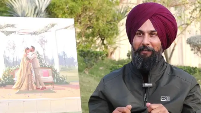 બીબીસી ગુજરાતી, ચિત્રકાર, લગ્નમાં ચિત્ર બનાવનાર ચિત્રકાર