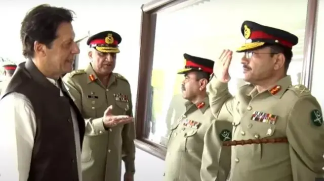عمران خان اور عاصم منیر ایک تقریب میں