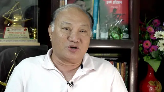 রাঙামাটির সংসদ সদস্য ও আওয়ামী লীগ নেতা দীপঙ্কর তালুকদার।