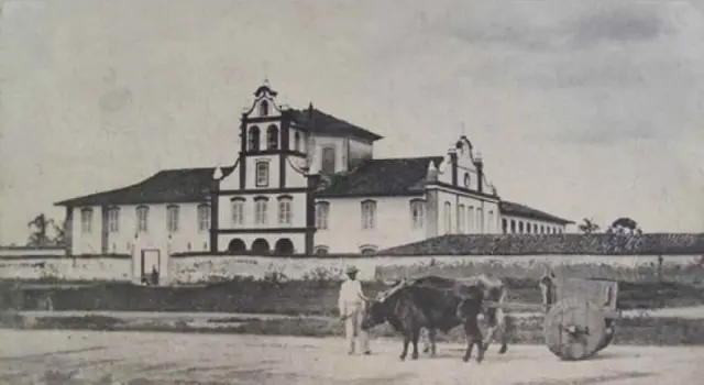 Fotok betMilitão Augustok betAzevedo, hojek betdomínio público, mostra o convento da Luz cercak bet50 anos depois dak betconstrução