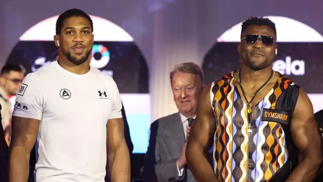 Anthony Joshua da Francis Ngannou