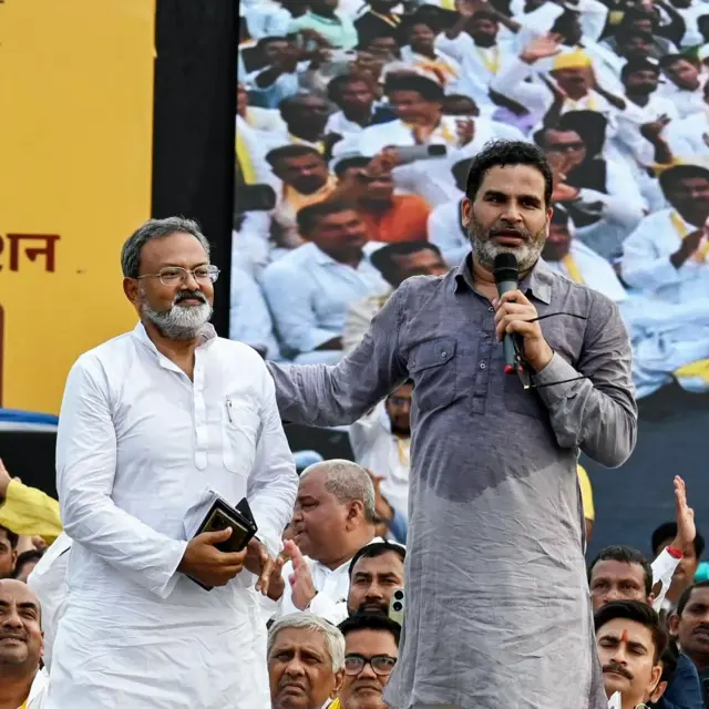 मनोज भारती और प्रशांत किशोर